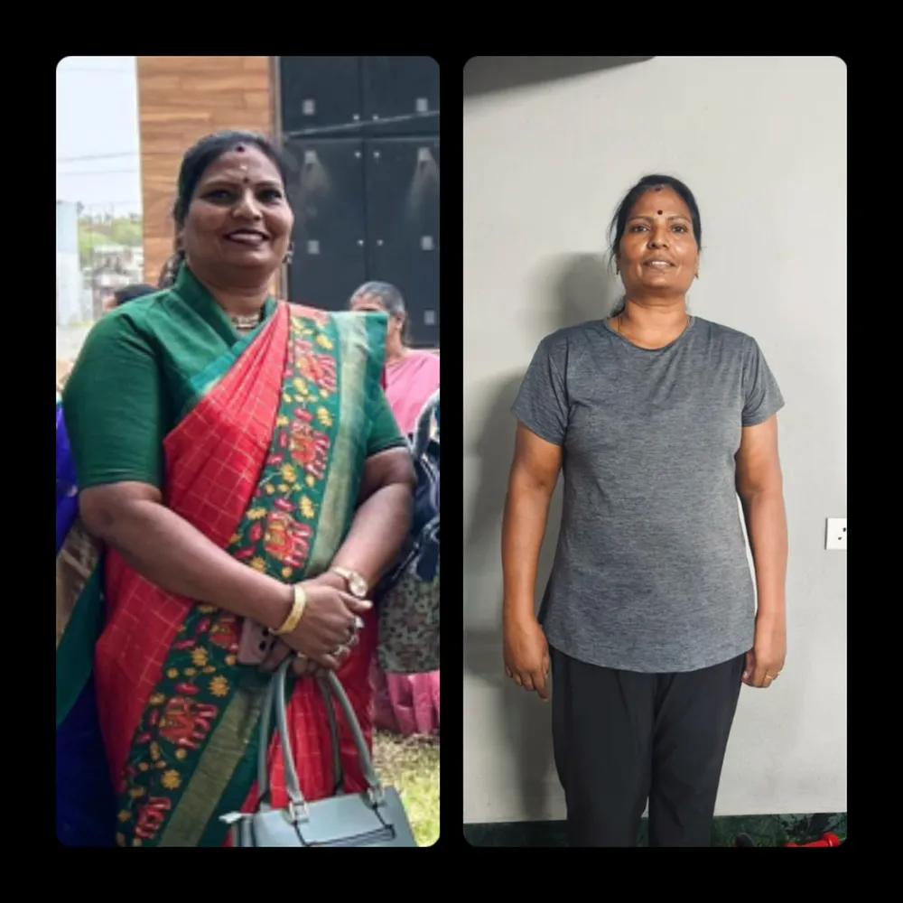 JP Fitness member weight loss transformation, before and after