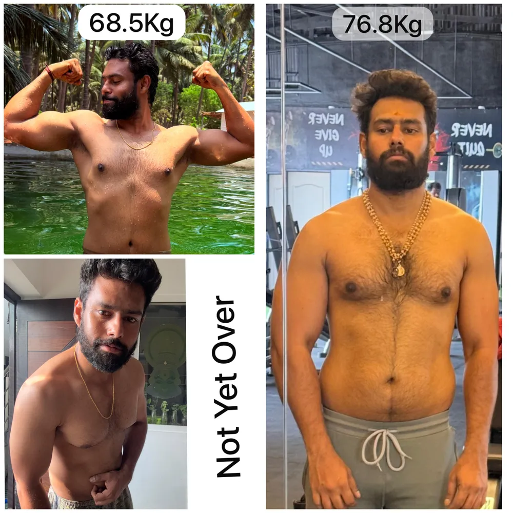 JP Fitness member transformation result, before and after