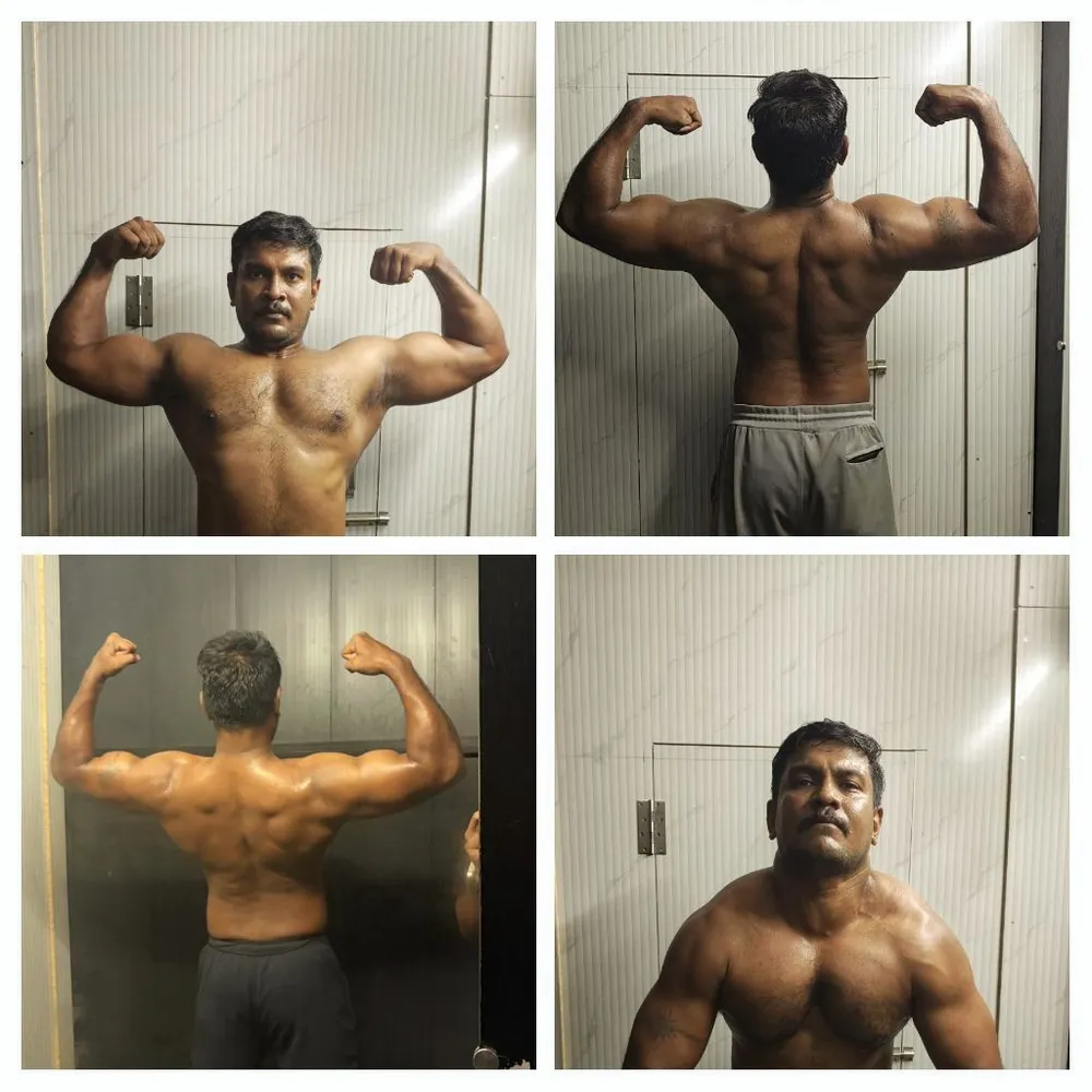 JP Fitness member physique transformation, before and after